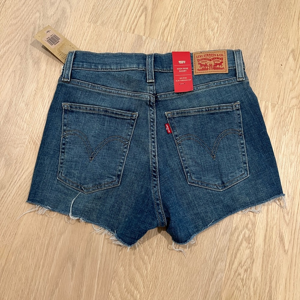 Levi’s High Rise Jean Shorts - Picture 2 of 4